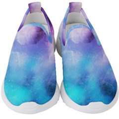 Metallic Paint Kids  Slip On Sneakers by goljakoff