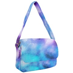 Metallic Paint Courier Bag by goljakoff