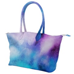 Metallic Paint Canvas Shoulder Bag by goljakoff