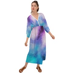 Metallic Paint Grecian Style  Maxi Dress by goljakoff