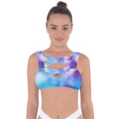 Metallic Paint Bandaged Up Bikini Top by goljakoff