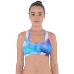 Metallic Paint Cross Back Hipster Bikini Top  by goljakoff