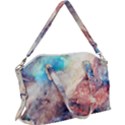 Galaxy paint Canvas Crossbody Bag View1