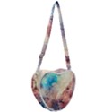 Galaxy paint Heart Shoulder Bag View2