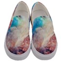 Galaxy paint Men s Canvas Slip Ons View1