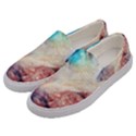 Galaxy paint Men s Canvas Slip Ons View2