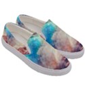 Galaxy paint Men s Canvas Slip Ons View3