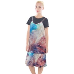 Galaxy Paint Camis Fishtail Dress by goljakoff