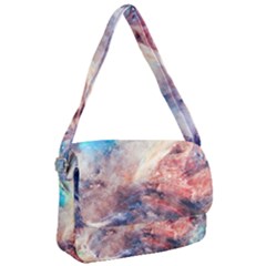 Galaxy Paint Courier Bag by goljakoff