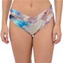 Galaxy paint Double Strap Halter Bikini Bottom View1