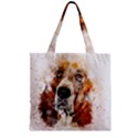 Dog Zipper Grocery Tote Bag View2