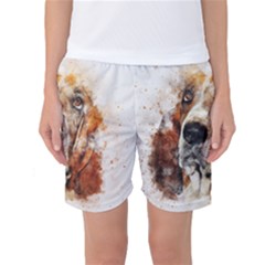 Dog Women s Basketball Shorts by goljakoff