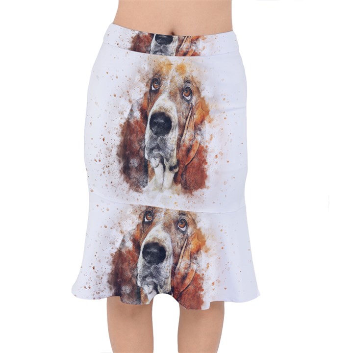 Dog Short Mermaid Skirt