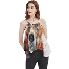 Dog Flowy Camisole Tank Top by goljakoff