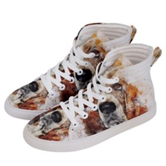 Dog Men s Hi-top Skate Sneakers by goljakoff