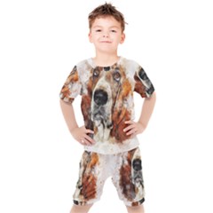 Dog Kids  Tee And Shorts Set by goljakoff