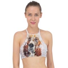 Dog Racer Front Bikini Top by goljakoff