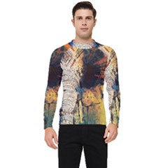 Elephant Mandala Men s Long Sleeve Rash Guard by goljakoff