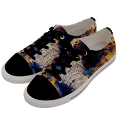 Elephant Mandala Men s Low Top Canvas Sneakers by goljakoff