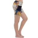 Elephant mandala Lightweight Velour Yoga Shorts View3