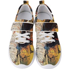 Elephant Mandala Men s Velcro Strap Shoes by goljakoff