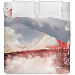 Golden Bridge Duvet Cover Double Side (king Size) by goljakoff