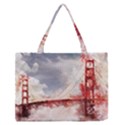 Golden bridge Zipper Medium Tote Bag View1