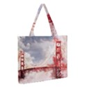 Golden bridge Zipper Medium Tote Bag View2