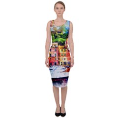 Boat Sleeveless Pencil Dress by goljakoff