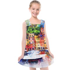 Boat Kids  Cross Back Dress by goljakoff