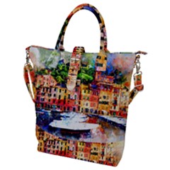 Boat Buckle Top Tote Bag by goljakoff