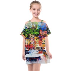 Boat Kids  One Piece Chiffon Dress by goljakoff