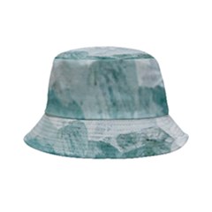 Blue Green Waves Inside Out Bucket Hat