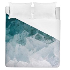 Blue Waves Duvet Cover (queen Size) by goljakoff