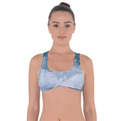 Blue Waves Got No Strings Sports Bra by goljakoff