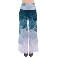 Blue Waves So Vintage Palazzo Pants by goljakoff