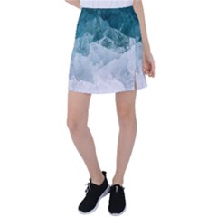 Blue Waves Tennis Skirt by goljakoff