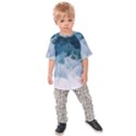 Blue ocean waves Kids  Raglan Tee View1