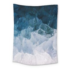 Blue Ocean Waves Medium Tapestry by goljakoff