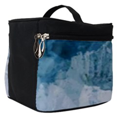 Blue Ocean Waves Make Up Travel Bag (small) by goljakoff