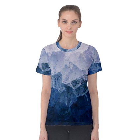 Blue Mountain Women s Cotton Tee by goljakoff