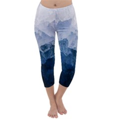 Blue Mountain Capri Winter Leggings  by goljakoff