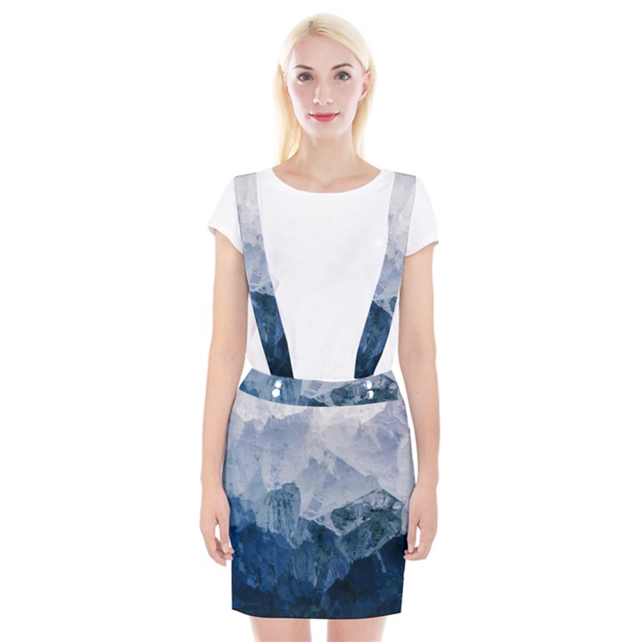 Blue mountain Braces Suspender Skirt