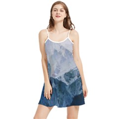 Blue mountain Summer Frill Dress