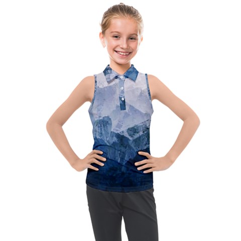 Blue Mountain Kids  Sleeveless Polo Tee by goljakoff