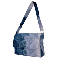 Blue Waves Full Print Messenger Bag (s) by goljakoff