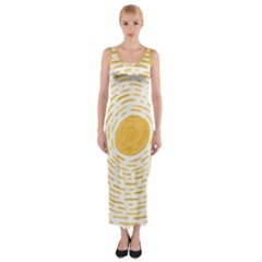 Sun Fitted Maxi Dress by goljakoff