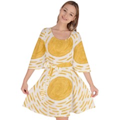 Sun Velour Kimono Dress by goljakoff