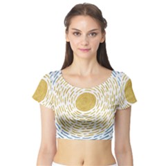 Sunshine Short Sleeve Crop Top by goljakoff