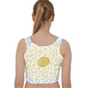 Sunshine Velvet Racer Back Crop Top View2